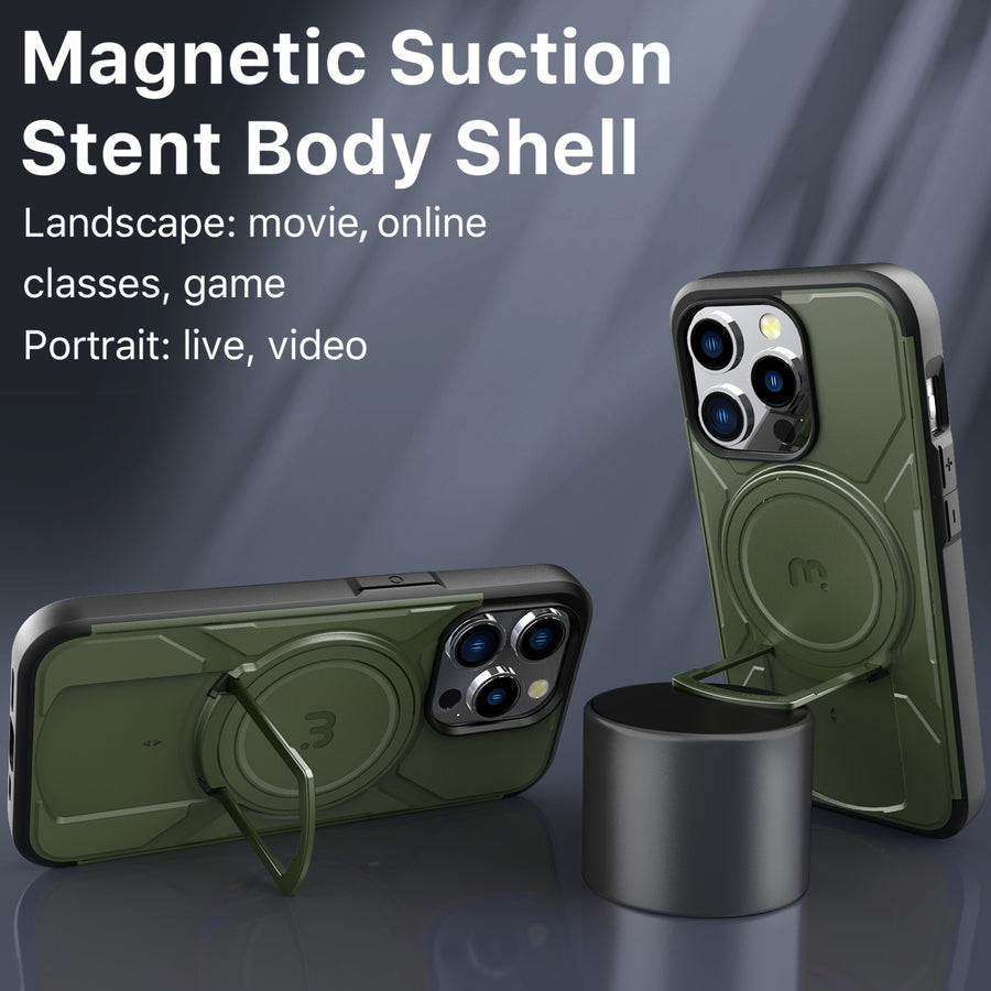 MyBat Pro Stealth Series Case for Apple iPhone 15 Pro (6.1) - Army Green / Black - RIP15PCSSTSMS204-3.jpg