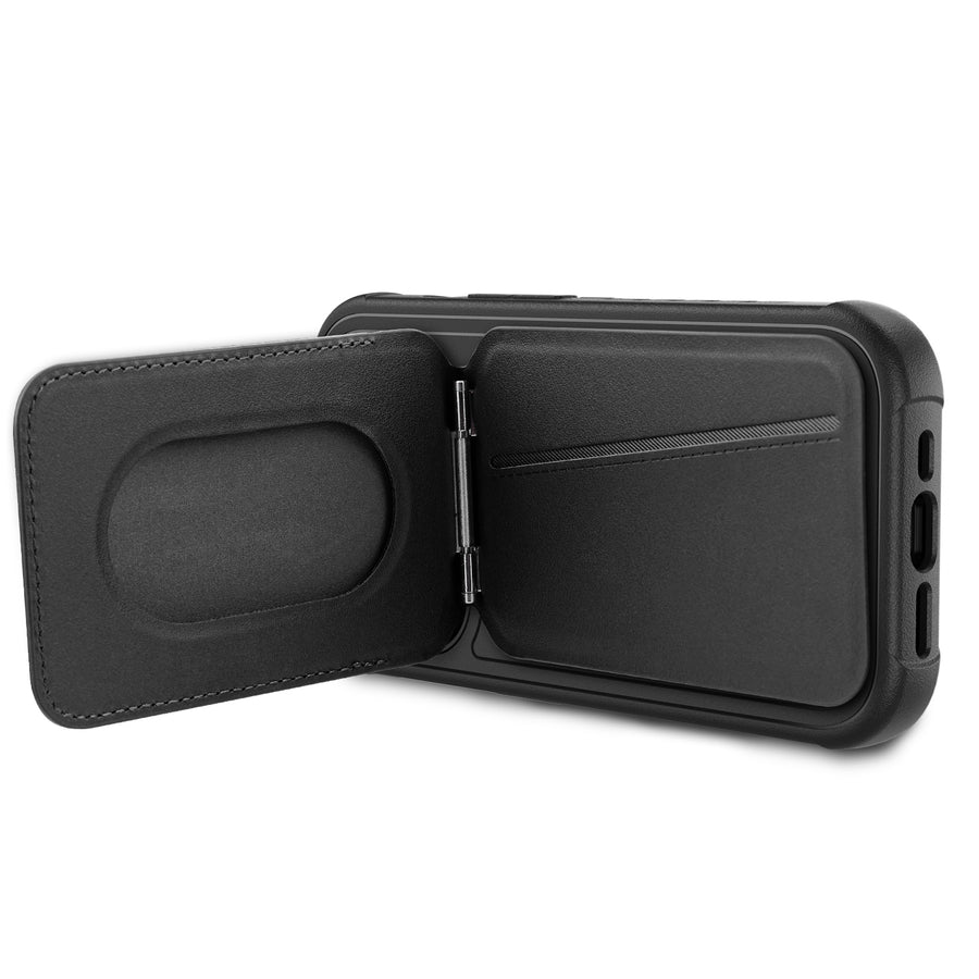 MyBat Pro Maverick Series Utility Edition MagSafe Case + MagStash MagSafe Wallet Folio for Apple iPhone 15 Pro Max (6.7) - Black - RIP15PMCS2NXMS001-CH411-7.jpg