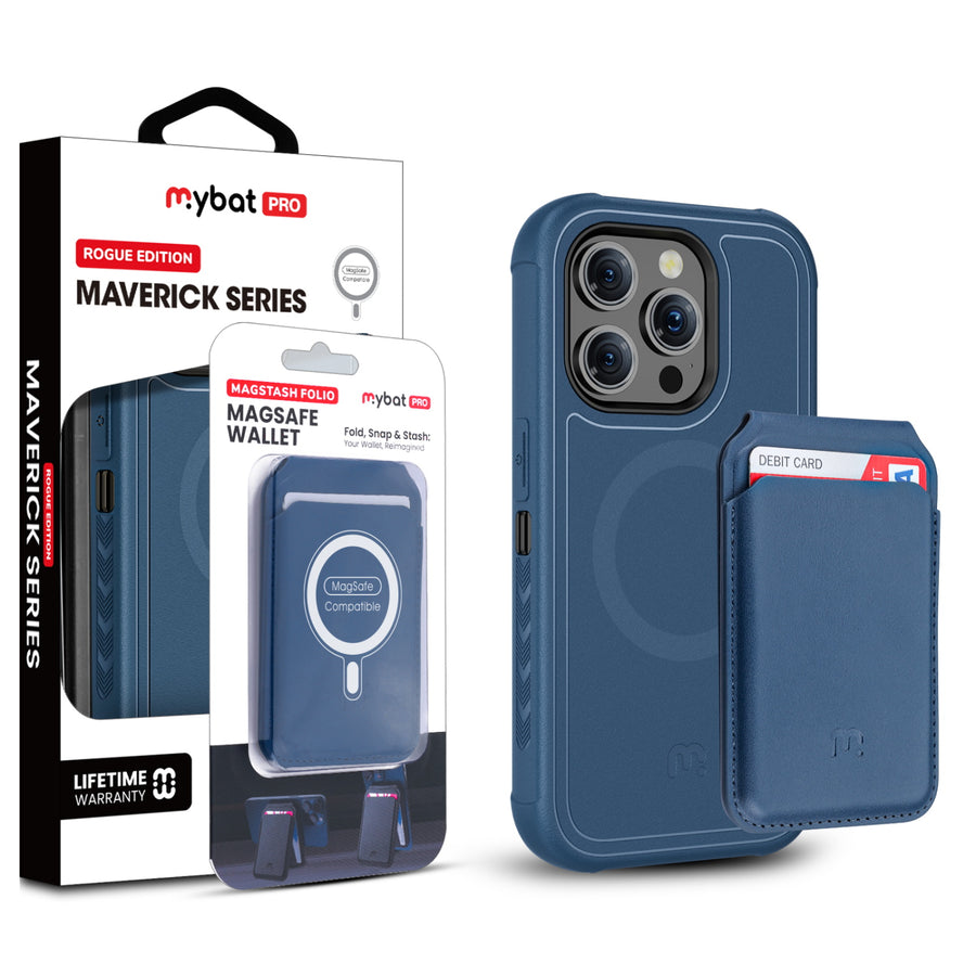 MyBat Pro Maverick Series Utility Edition MagSafe Case + MagStash MagSafe Wallet Folio for Apple iPhone 15 Pro Max (6.7) - Blue - RIP15PMCS2NXMS002-CH412-1.jpg