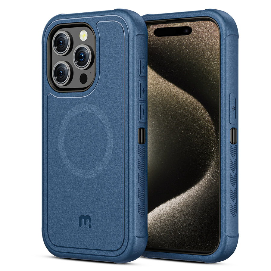 MyBat Pro Maverick Series Utility Edition MagSafe Case + MagStash MagSafe Wallet Folio for Apple iPhone 15 Pro Max (6.7) - Blue - RIP15PMCS2NXMS002-CH412-3.jpg