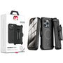 MyBat Pro Maverick Series MagSafe Case w/ Holster and Tempered Glass for Apple iPhone 15 Pro Max - Black - RIP15PMCS3NXMS001-1.jpg