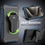 MyBat Pro Maverick Series MagSafe Case w/ Holster and Tempered Glass for Apple iPhone 15 Pro Max - Blue - RIP15PMCS3NXMS002-6.JPG