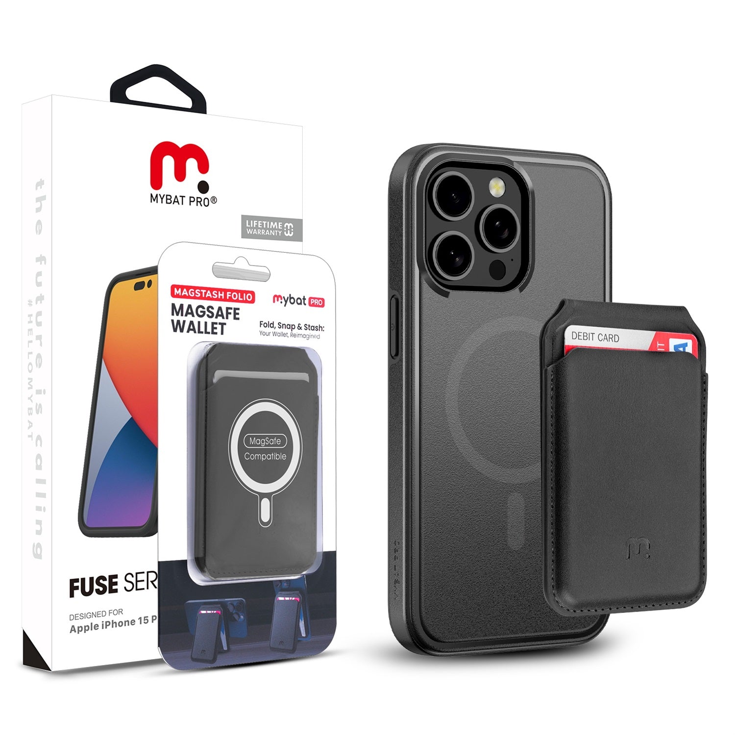 MyBat Pro Fuse Series Case Bundle + MagStash Wallet Folio for Apple iPhone 15 Pro Max - Black - RIP15PMCSD5MS101-CH411-1.jpg