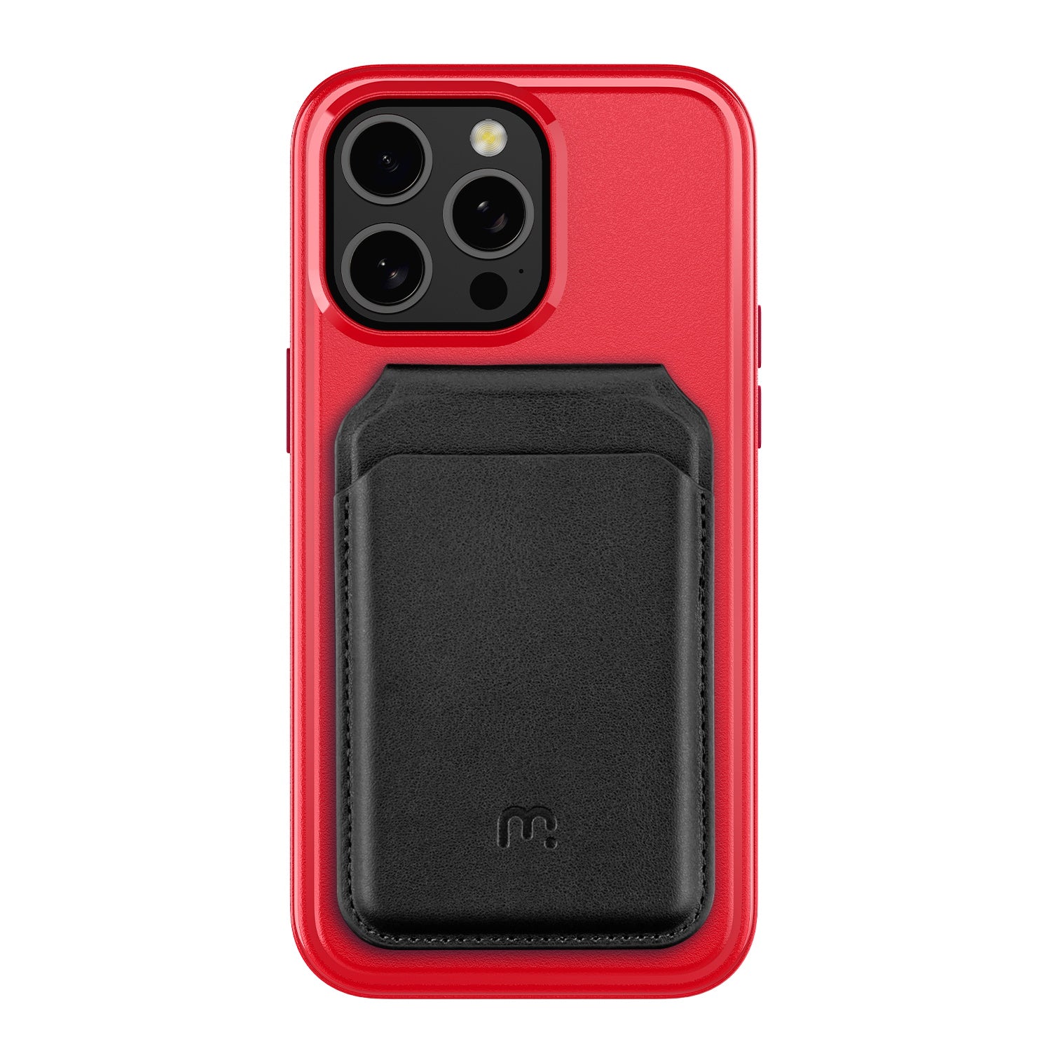 MyBat Pro Fuse Series Case Bundle + MagStash Wallet Folio for Apple iPhone 15 Pro Max - Red  / Black - RIP15PMCSD5MS105-CH411-4.jpg
