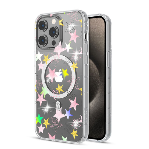 MyBat Pro Mood Series MagSafe Case (with Diamonds) for Apple iPhone 15 Pro Max (6.7) - Starstruck - RIP15PMCSFSSDM602-2.jpg
