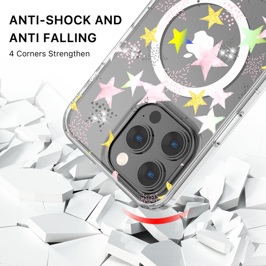 MyBat Pro Mood Series MagSafe Case (with Diamonds) for Apple iPhone 15 Pro Max (6.7) - Starstruck - RIP15PMCSFSSDM602-3.jpg