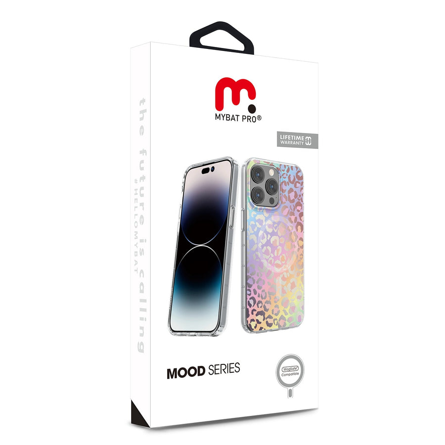 MyBat Pro Mood Series MagSafe Case for Apple iPhone 15 Pro Max - Holographic Leopard