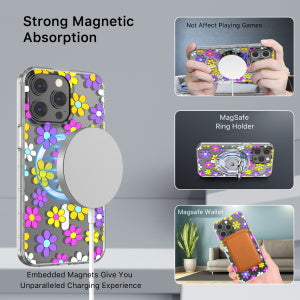 MyBat Pro Mood Series MagSafe Case for Apple iPhone 15 Pro Max - Multi Color Daisy - RIP15PMCSFSSM511-5.jpg