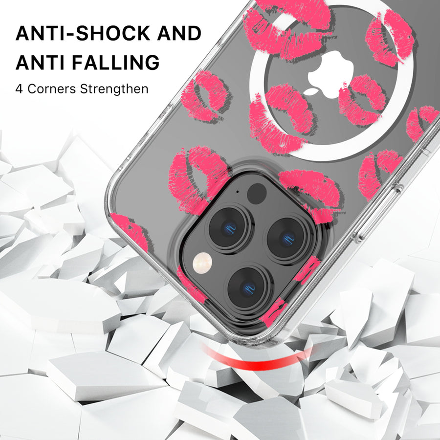 MyBat Pro Mood Series MagSafe Case for Apple iPhone 15 Pro Max (6.7) - Kisses - RIP15PMCSFSSM517-3.jpg