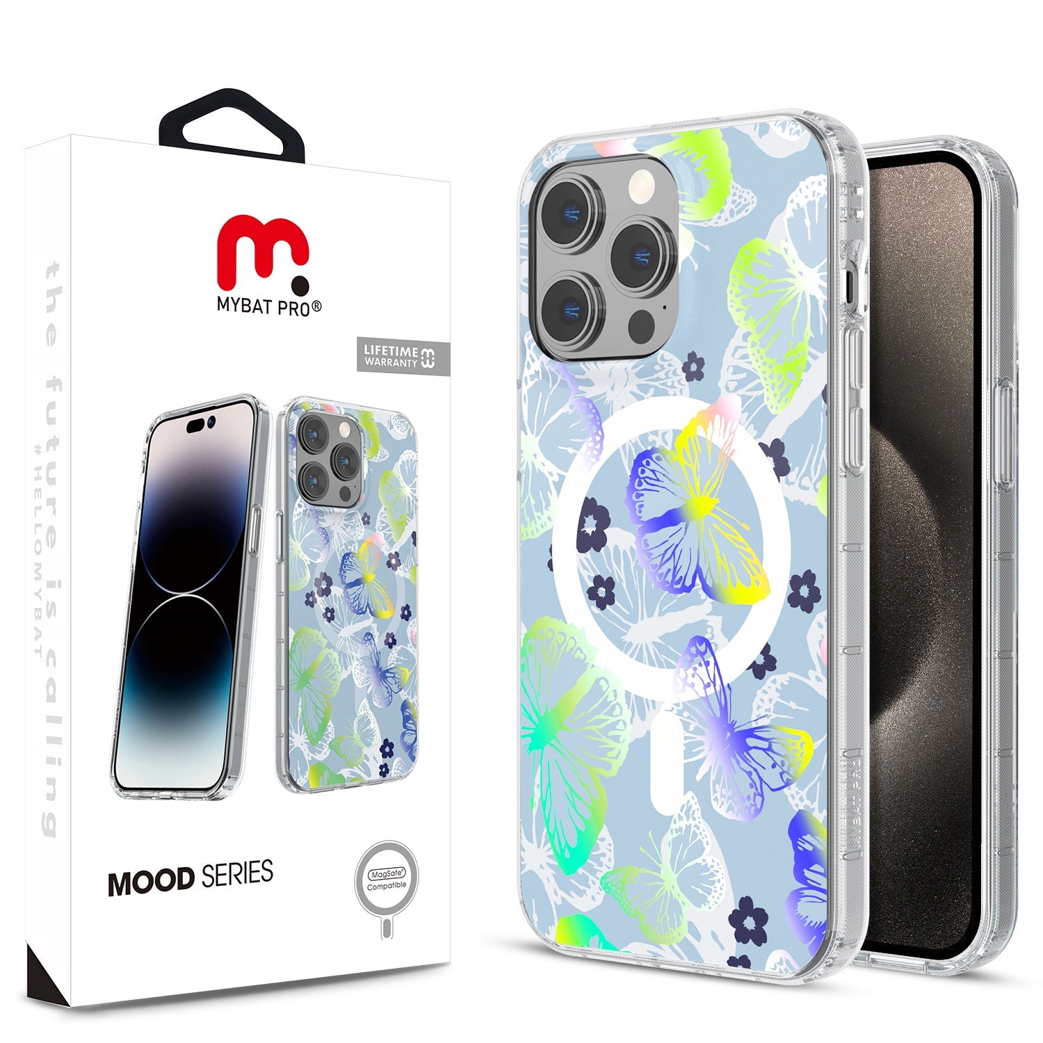 MyBat Pro Mood Series MagSafe Case for Apple iPhone 15 Pro Max (6.7) - Flutter