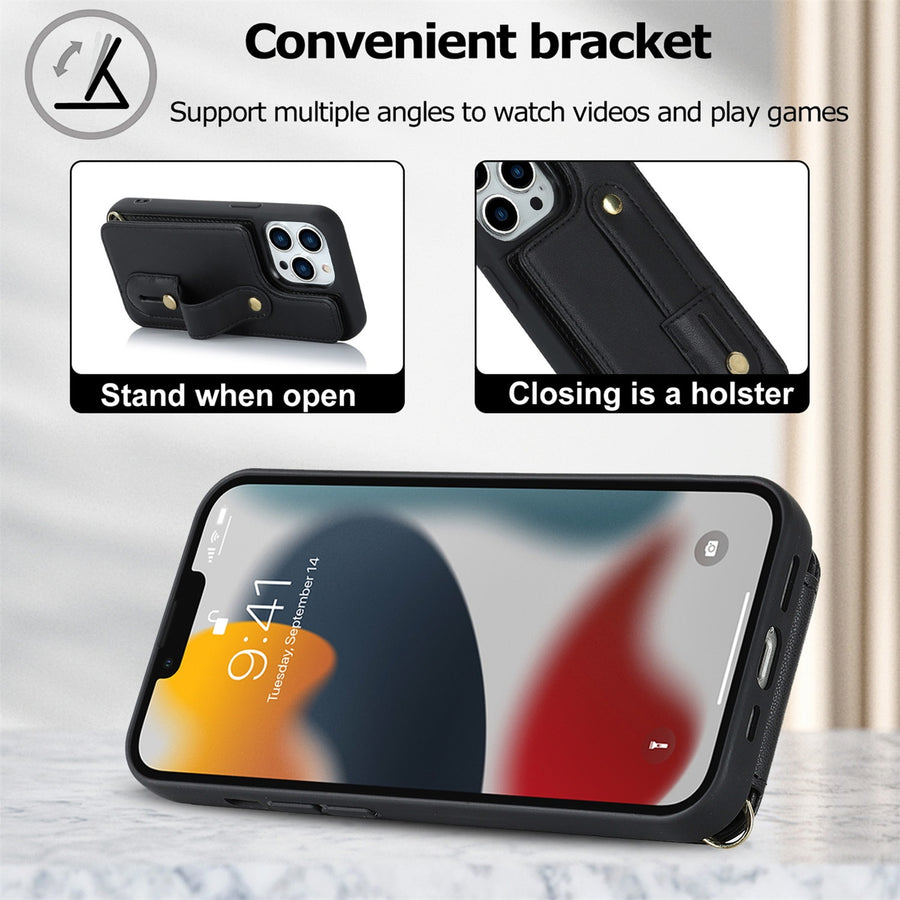 MyBat Pro Clutch Series Case for Apple iPhone 15 Pro Max - Black - RIP15PMCSLESS601-4.jpg