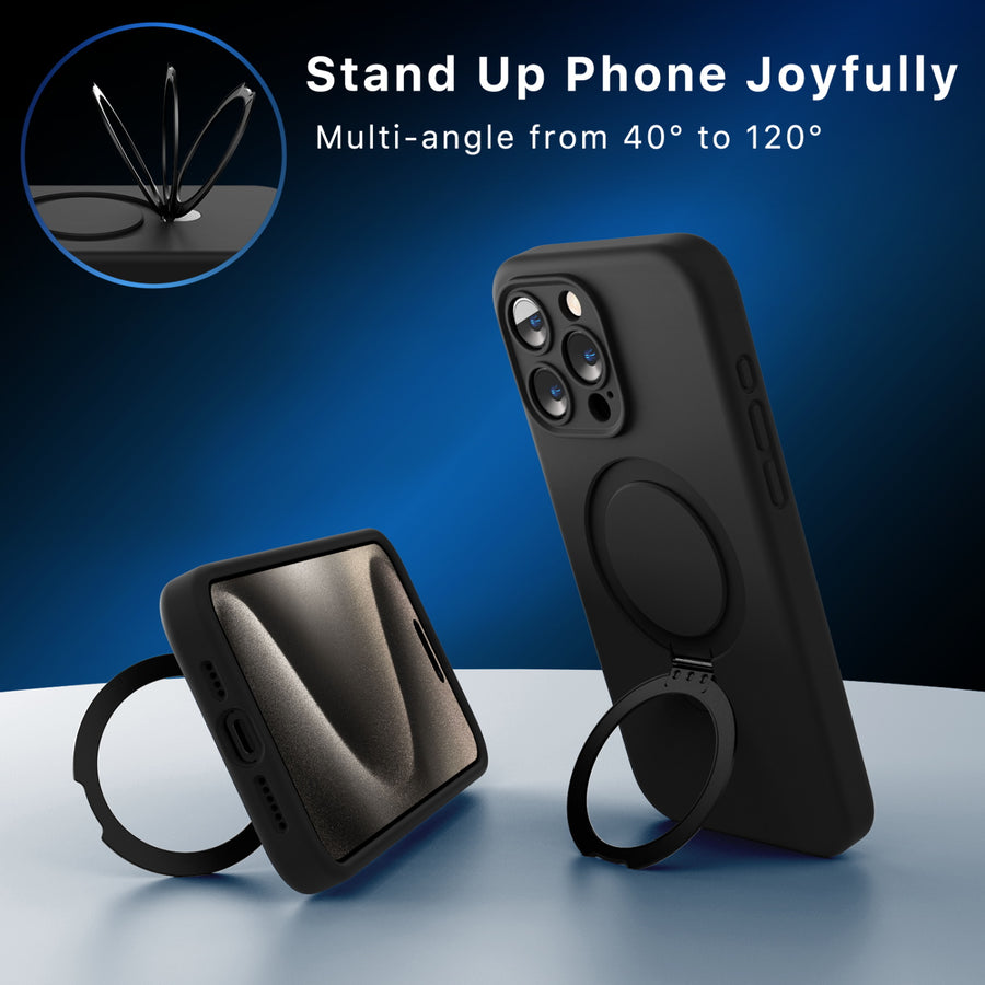 MyBat Pro SleekFit Series w/ MagSafe Case for Apple iPhone 15 Pro Max - Black - RIP15PMCSLSM501-5.jpg
