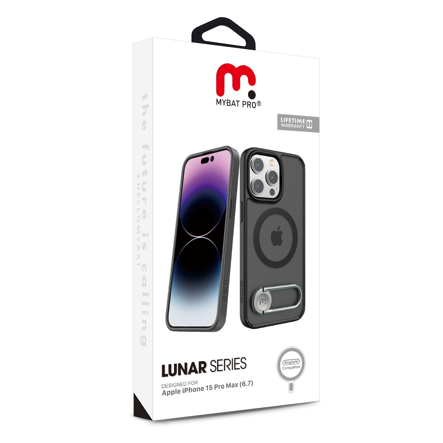 MyBat Pro Lunar Series w/ MagSafe Case for Apple iPhone 15 Pro Max - Smoke