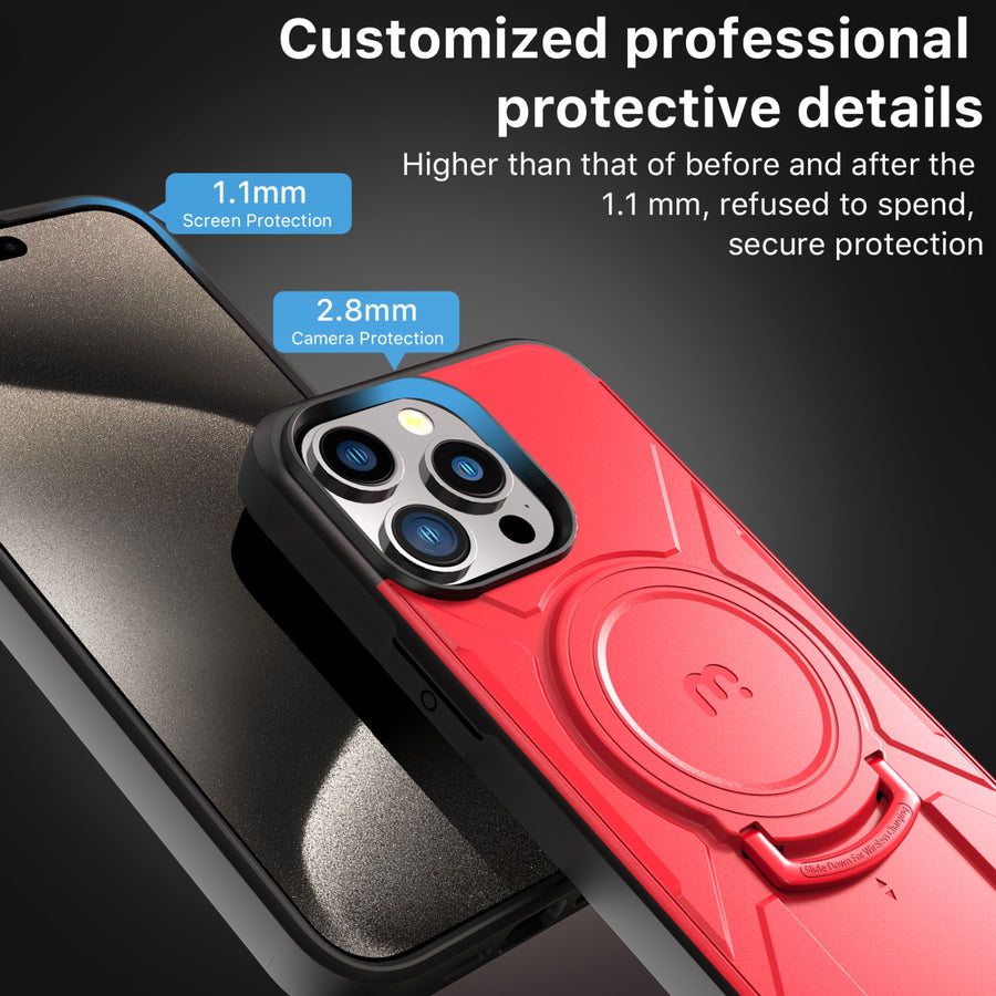 MyBat Pro Stealth Series Case for Apple iPhone 15 Pro Max (6.7) - Red / Black - RIP15PMCSSTSMS205-4.jpg