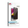 MyBat Pro Privacy Full Coverage Tempered Glass Screen Protector for Apple iPhone 15 Pro Max - Black