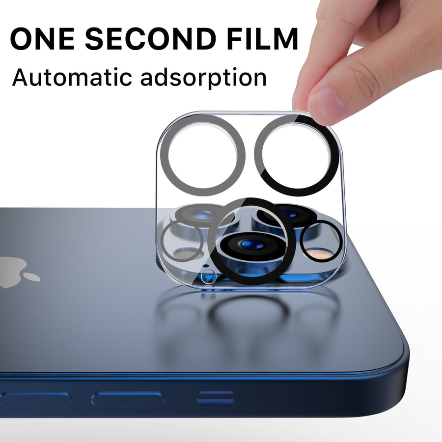 MyBat Pro Tempered Glass Lens Protector (2.5D) for Apple iPhone 15 Pro Max / 15 Pro - Clear - RIP15PMSCLE140-3.jpg
