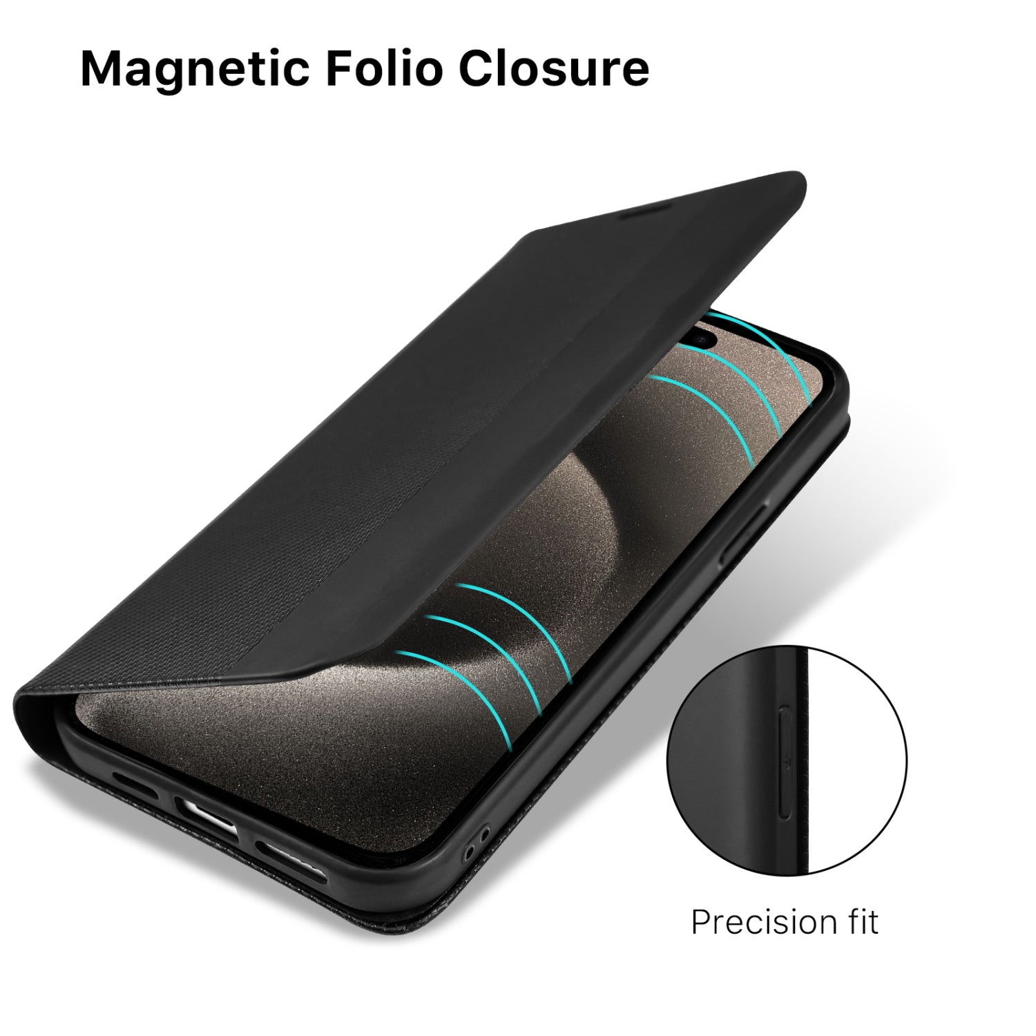 MyBat Pro Executive Series Wallet Case for Apple iPhone 15 Pro - Black - RIP15PPCMJP001-3.jpg
