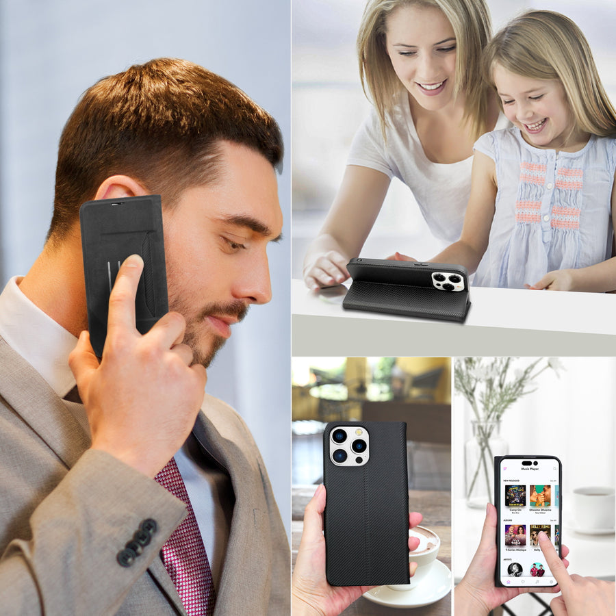 MyBat Pro Executive Series Wallet Case for Apple iPhone 15 Pro - Black - RIP15PPCMJP001-7.jpg