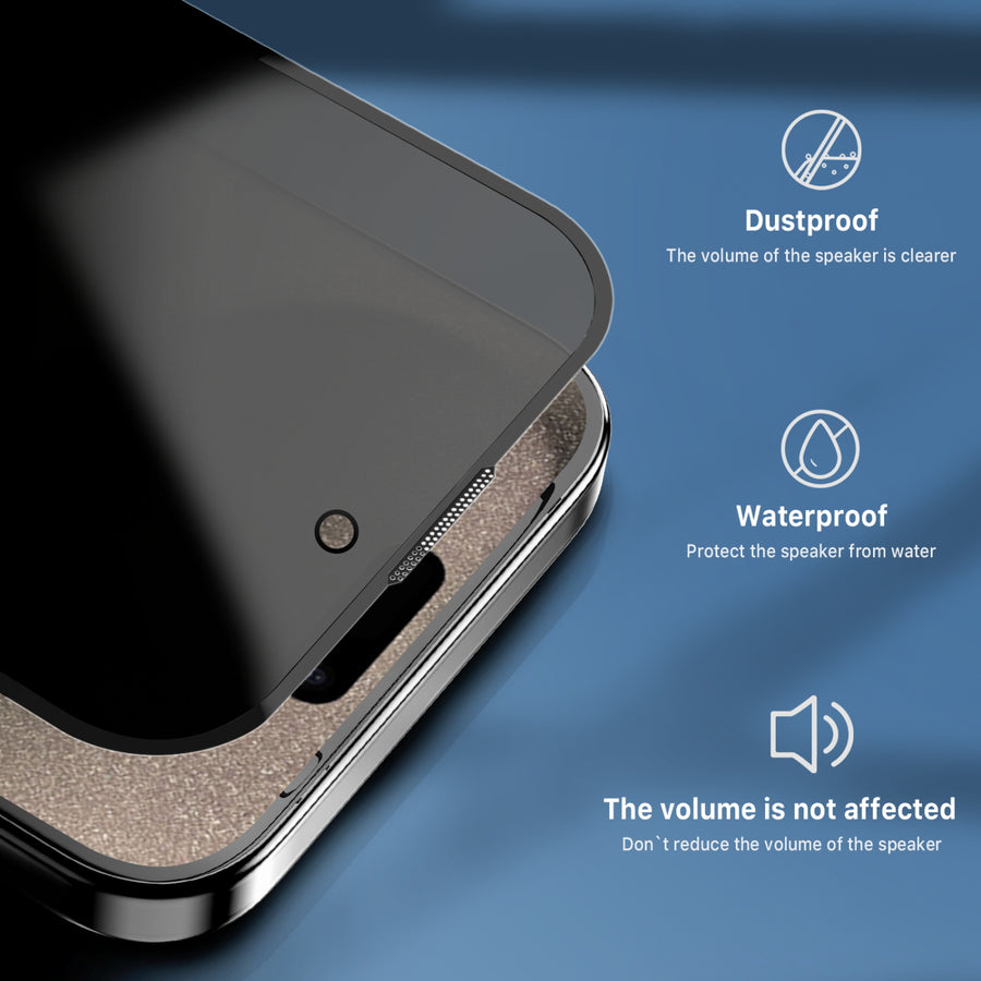 MyBat Pro Privacy Full Coverage Tempered Glass Screen Protector w/ Installation Tray for Apple iPhone 15 Pro - Black - RIP15PSCF151-5.jpg