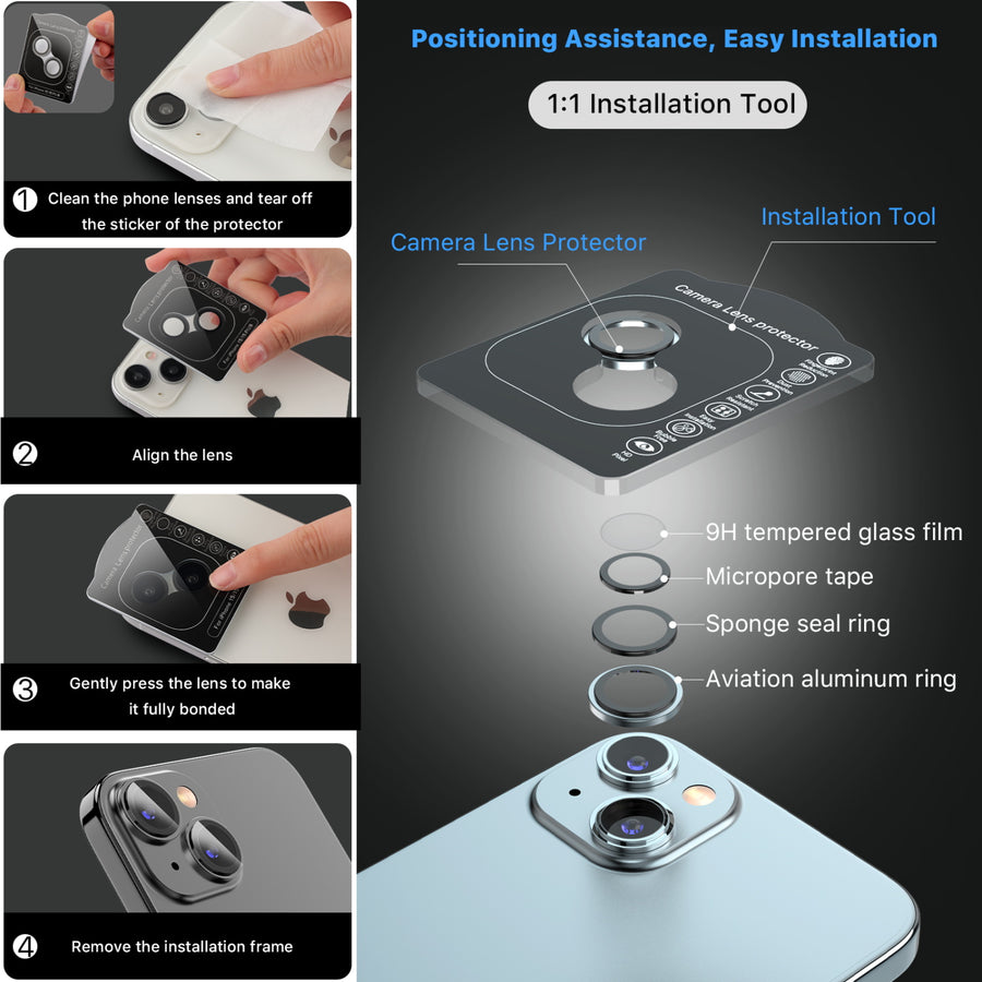 MyBat Pro Tempered Glass CamShield Lens Protector for Apple iPhone 15 / 15 Plus - Blue - RIP15SCLE304-4.jpg