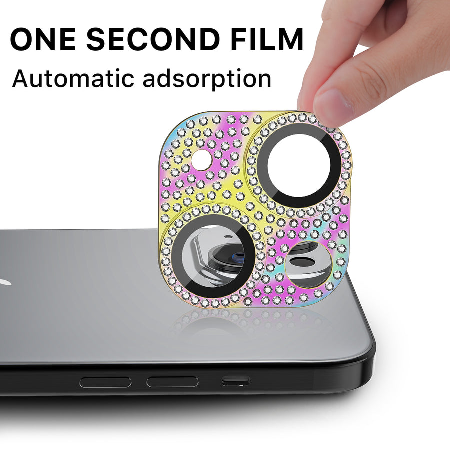 MyBat Pro Tempered Glass GlamShot Lens Protector for Apple iPhone 15 / 15 Plus - Colorful - RIP15SCLED261-3.jpg