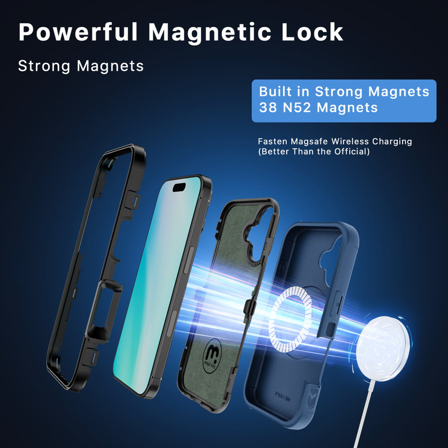 MyBat Pro Maverick Series Rogue Edition MagSafe Case for Apple iPhone 16 - Blue - RIP16CS2NXMS002-4.jpg