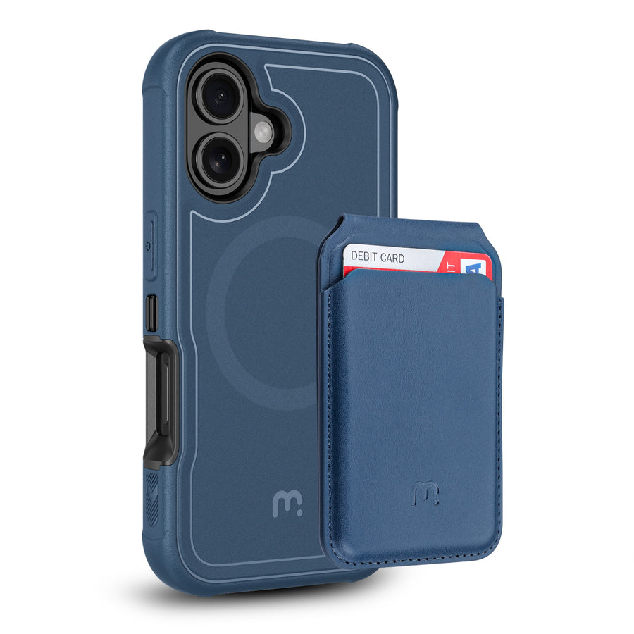 MyBat Pro Maverick Series Utility Edition MagSafe Case + MagStash MagSafe Wallet Folio for Apple iPhone 16 - Blue - RIP16CS2NXMS002-CH412-2.jpg