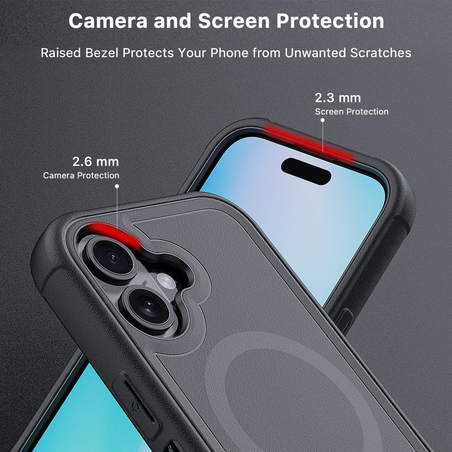 MyBat Pro Maverick Series MagSafe Case w/ Holster and Tempered Glass for Apple iPhone 16 - Black - RIP16CS3NXMS001-6.jpg