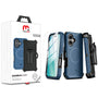 MyBat Pro Maverick Series MagSafe Case w/ Holster and Tempered Glass for Apple iPhone 16 - Blue