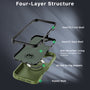 MyBat Pro Maverick Series MagSafe Case w/ Holster and Tempered Glass for Apple iPhone 16 - Army Green - RIP16CS3NXMS004-5.jpg