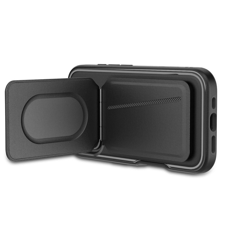 MyBat Pro Fuse Series Case Bundle + MagStash Wallet Folio for Apple iPhone 16 - Black - RIP16CSD5MS101-CH411-7.jpg