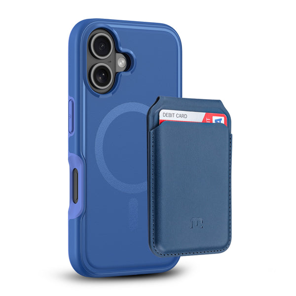 MyBat Pro Fuse Series Case Bundle + MagStash Wallet Folio for Apple iPhone 16 - Blue - RIP16CSD5MS104-CH412-2.jpg