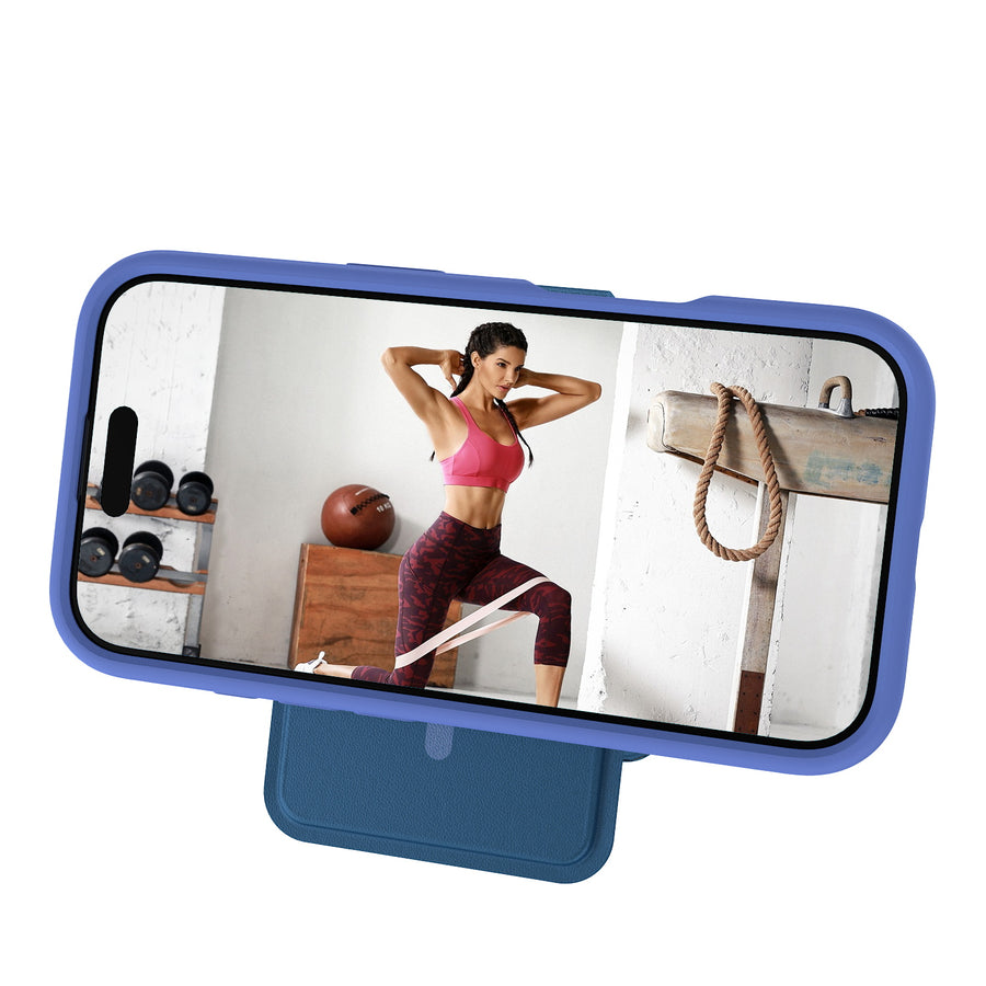 MyBat Pro Fuse Series Case Bundle + MagStash Wallet Folio for Apple iPhone 16 - Blue - RIP16CSD5MS104-CH412-6.jpg