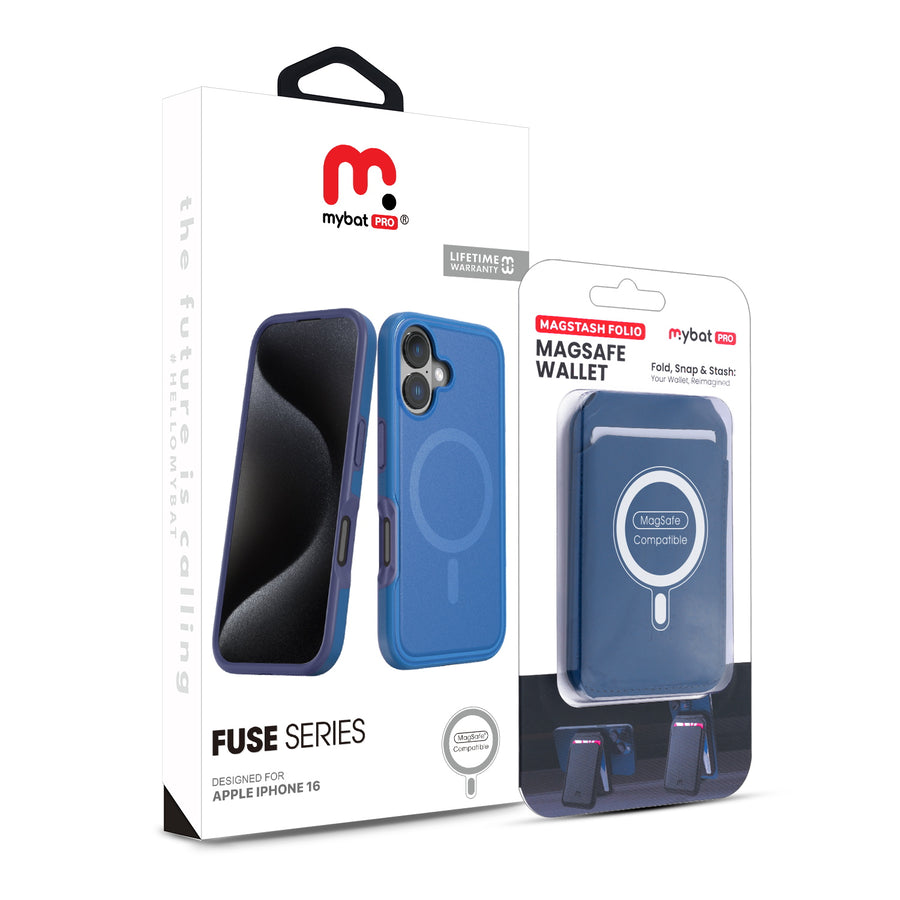 MyBat Pro Fuse Series Case Bundle + MagStash Wallet Folio for Apple iPhone 16 - Blue - RIP16CSD5MS104-CH412-9.jpg
