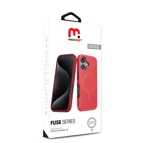 MyBat Pro Fuse Series w/ MagSafe Case for Apple iPhone 16 - Red - RIP16CSD5MS105-2.jpg