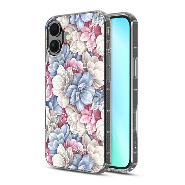 MyBat Pro Mood Series MagSafe Case (with Diamonds) for Apple iPhone 16 - Floral Gems - RIP16CSFSSDM603-2.jpg