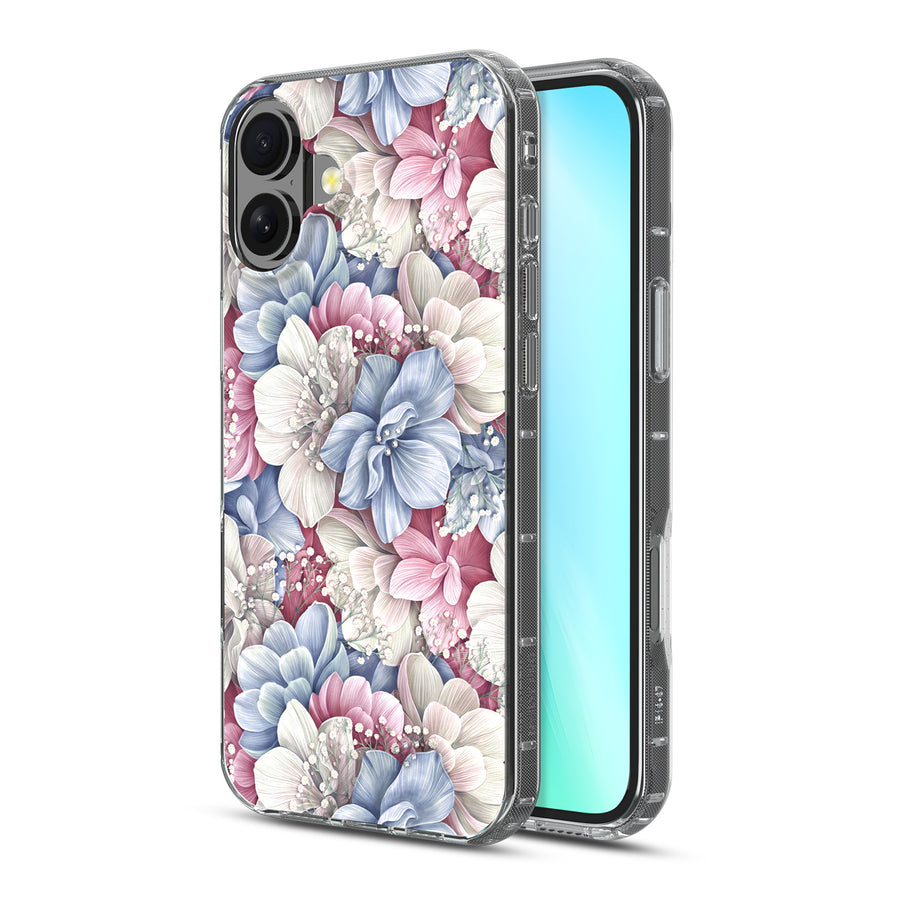MyBat Pro Mood Series MagSafe Case (with Diamonds) for Apple iPhone 16 - Floral Gems - RIP16CSFSSDM603-2.jpg