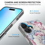 MyBat Pro Mood Series MagSafe Case (with Diamonds) for Apple iPhone 16 - Floral Gems - RIP16CSFSSDM603-4.jpg