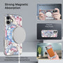 MyBat Pro Mood Series MagSafe Case (with Diamonds) for Apple iPhone 16 - Floral Gems - RIP16CSFSSDM603-5.jpg
