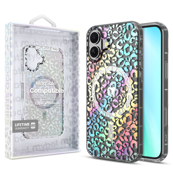 MyBat Pro Mood Series MagSafe Case for Apple iPhone 16 - Holographic Leopard - RIP16CSFSSM519-1.jpg