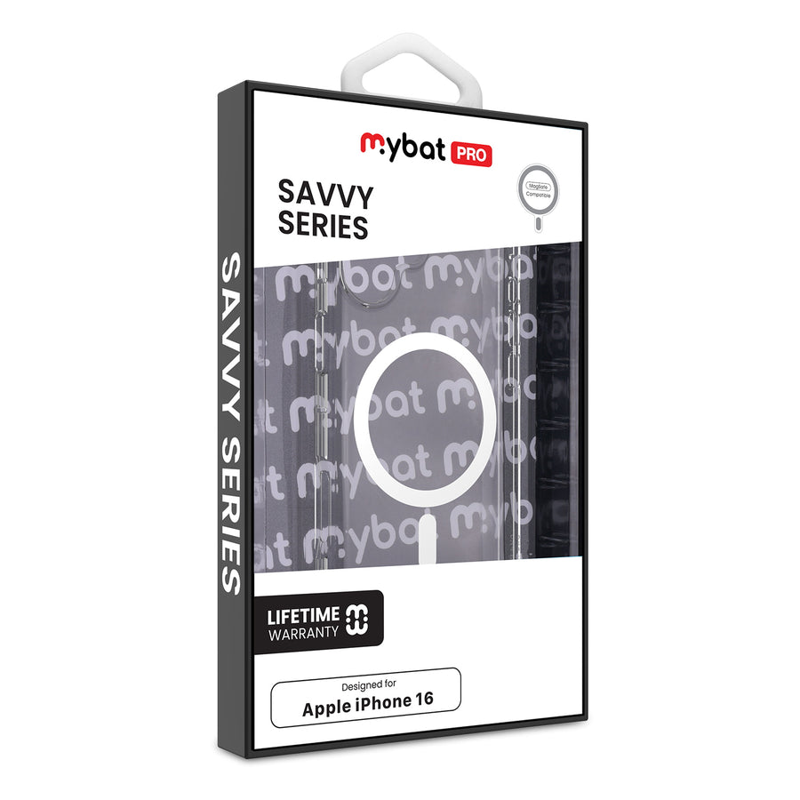 MyBat Pro Savvy Series MagSafe Case for Apple iPhone 16 - Clear - RIP16CSFSST301-8.jpg