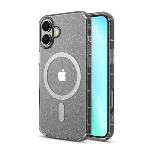 MyBat Pro Savvy Series MagSafe Case for Apple iPhone 16 - Clear Glitter - RIP16CSFSST302-2.jpg