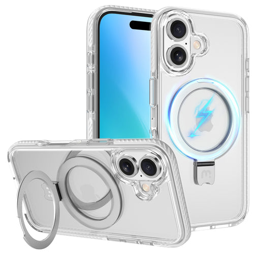 MyBat Pro Lure Series Case w/ MagSafe Kickstand Ring for Apple iPhone 16 - White - RIP16CSRVLM502-2.jpg