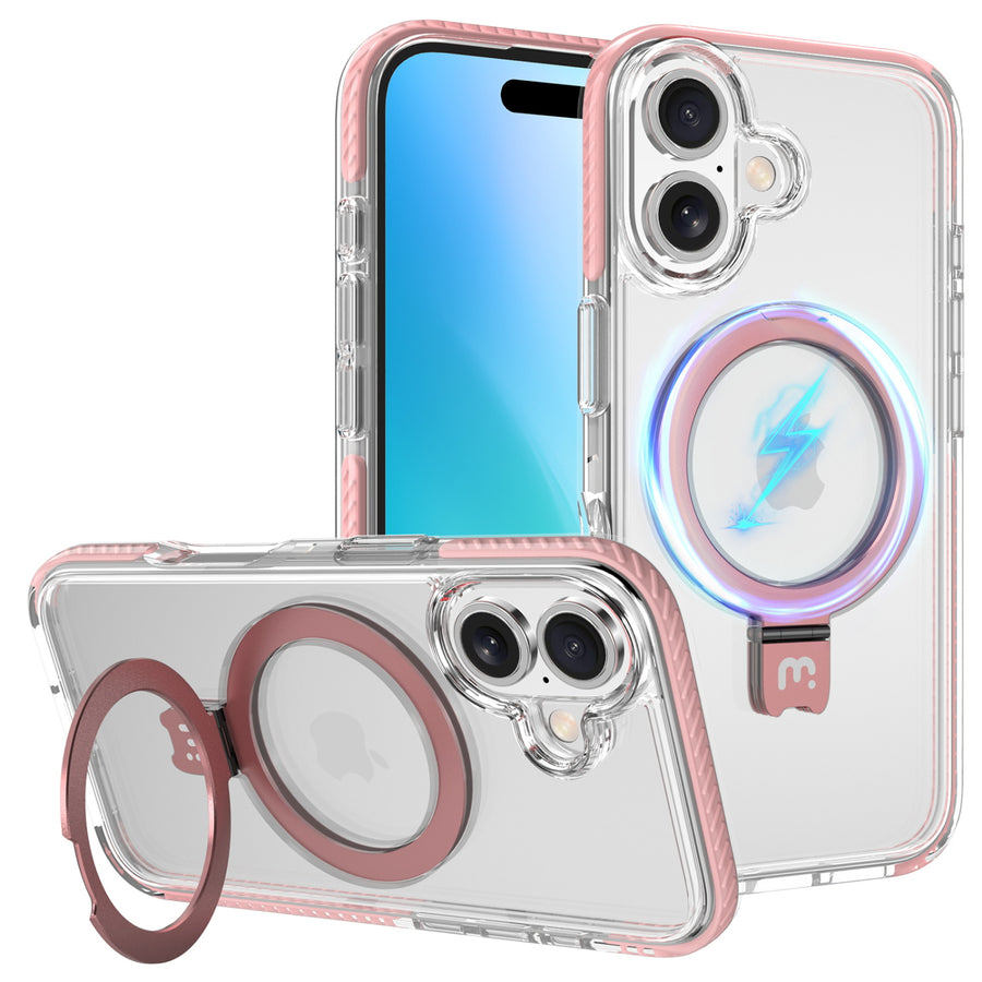 MyBat Pro Lure Series Case w/ MagSafe Kickstand Ring for Apple iPhone 16 - Pink - RIP16CSRVLM503-2.jpg