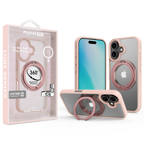 MyBat Pro Lure Series 360° Ring Stand MagSafe Case for Apple iPhone 16 - Pink - RIP16CSRVLM623-1.jpg