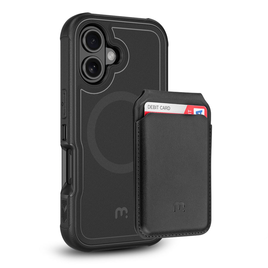 MyBat Pro Maverick Series Utility Edition MagSafe Case + MagStash MagSafe Wallet Folio for Apple iPhone 16 Plus - Black - RIP16MCS2NXMS001-CH411-2.jpg