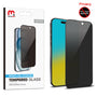 MyBat Pro Privacy Full Coverage Tempered Glass Screen Protector for Apple iPhone 16 Plus - Black