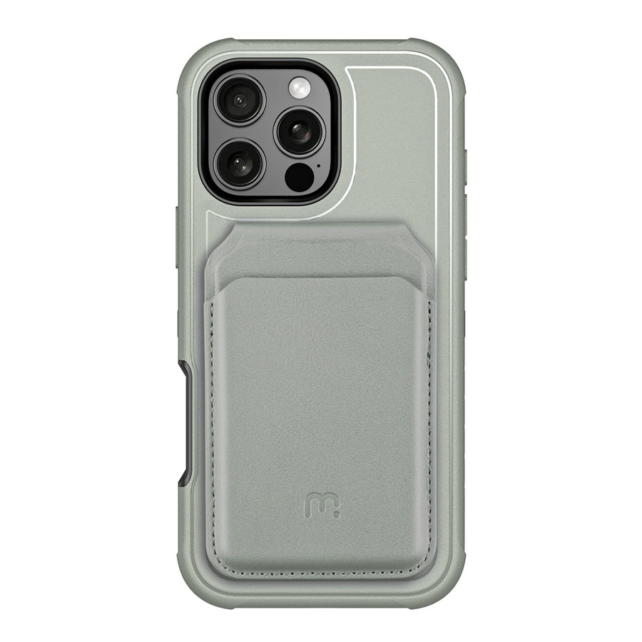 MyBat Pro Maverick Series Utility Edition MagSafe Case + MagStash MagSafe Wallet Folio for Apple iPhone 16 Pro - Grey - RIP16PCS2NXMS005-CH413-4.jpg