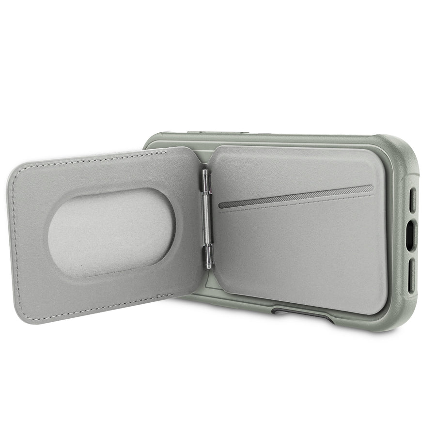 MyBat Pro Maverick Series Utility Edition MagSafe Case + MagStash MagSafe Wallet Folio for Apple iPhone 16 Pro - Grey - RIP16PCS2NXMS005-CH413-7.jpg