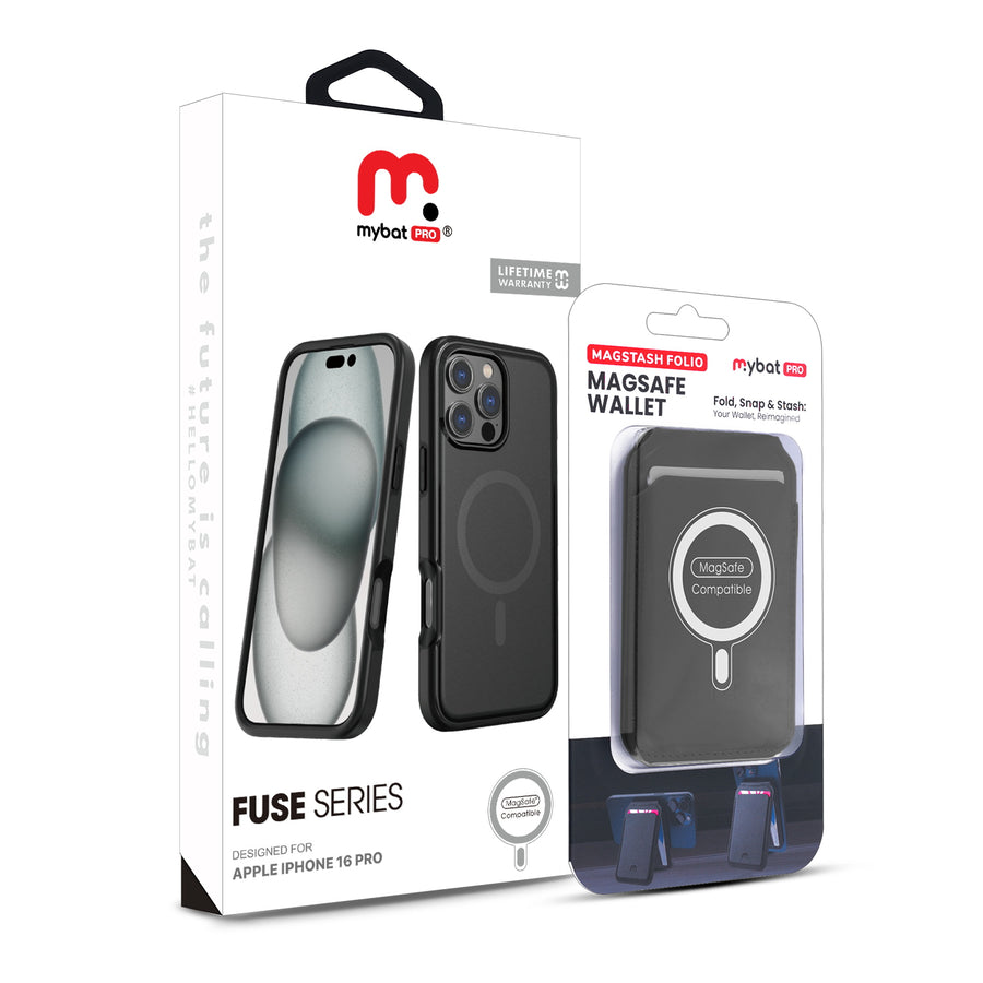 MyBat Pro Fuse Series Case Bundle + MagStash Wallet Folio for Apple iPhone 16 Pro - Black - RIP16PCSD5MS101-CH411-9.jpg